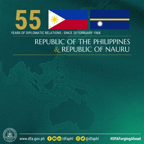 Dfa Philippines 🇵🇭 On Twitter The Republic Of The Philippines And The