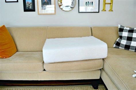 The Quick And Easy Fix For Sagging Sofa Cushions Cushions On Sofa Diy Couch Cushions Couch