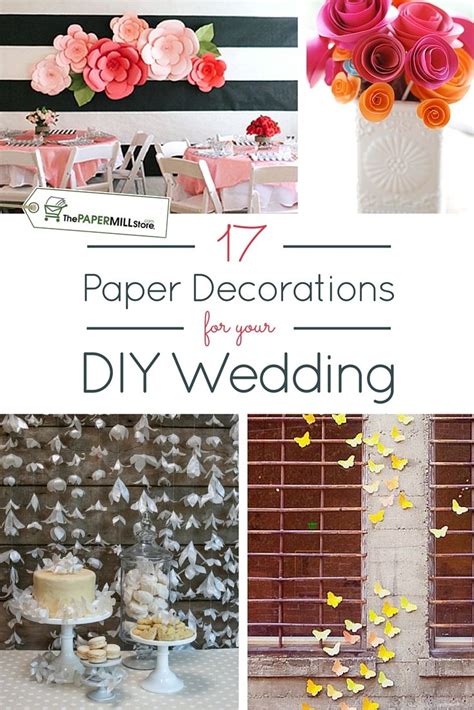 17 Paper Decorations For Your Diy Wedding The Paper Blog Paper