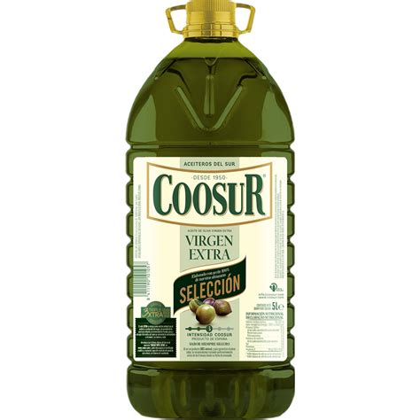 comprar aceite de oliva virgen extra garrafa 5 l · coosur · supermercado supermercado hipercor