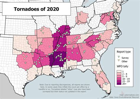 Tornado Events Of 2020 Us Tornadoes