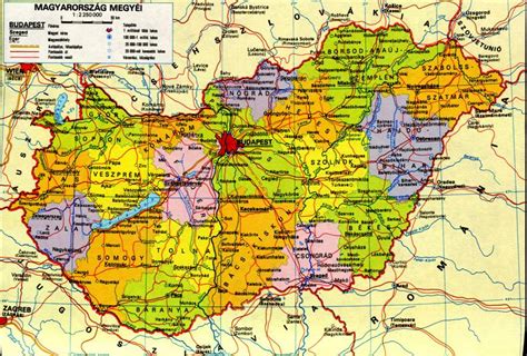 See more ideas about térkép, magyarország, földrajz. Magyarország Térkép Megyékkel Városokkal - Európa Térkép