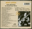 Hoyt Axton CD: Gotta Keep Rollin' - The Jeremiah Years 1979-81 (CD ...