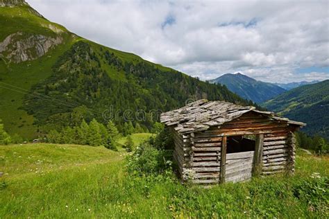 Barn In The Alps Stock Image Image Of Cultivated Cultivate 69702227