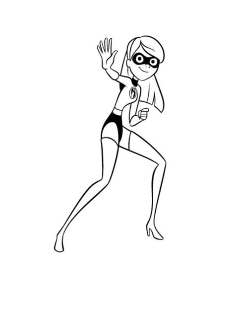 Violet From The Incredibles Coloring Page Download And Print Online