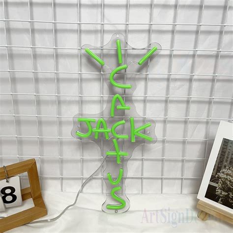 Neon Sign Wall Decor Cactus Jack Neon Sign Neon Sign Light Neon Wall