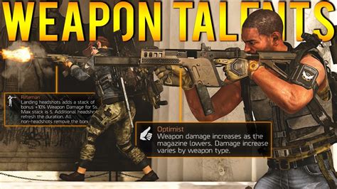 A list of all weapon and gear talents currently available in division 2 along with a description for each talent and how to use them. The Division 2 | ALL Weapon Talents 'Review' (Open Beta ...