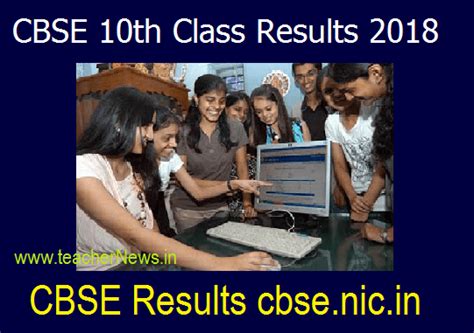 Cbse Th Class Results At Cbse Nic In Check Cbse Results