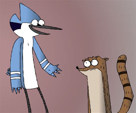 mordecai and rigby by invasordib on deviantart