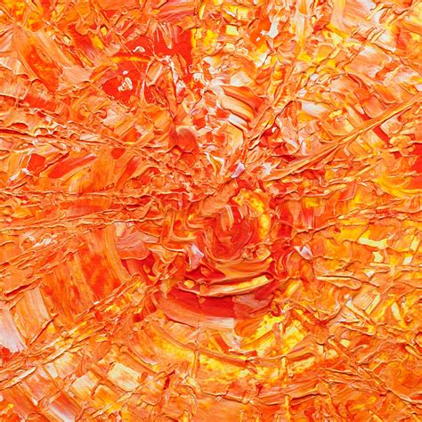 Orange Abstract Art Prints And Acrylic Painting Modern Art Etsy Uk