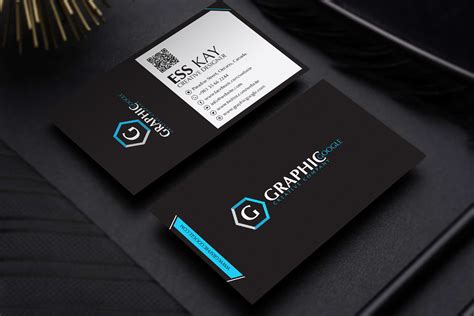 Add social media icons on the back of the card as required. Free Modern Black Business Card Template Design - WooSkins