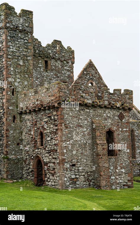 Cathedral Peel Castle Isle Of Man Uk Stock Photo Alamy