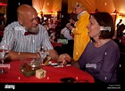Michael Eavis and his wife Jill share a meal at the Rocket Lounge ...