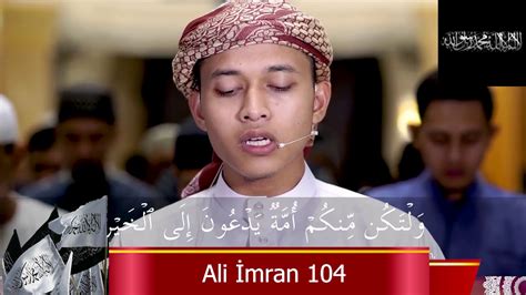 Ali İmran Suresi 104 Ayet Youtube