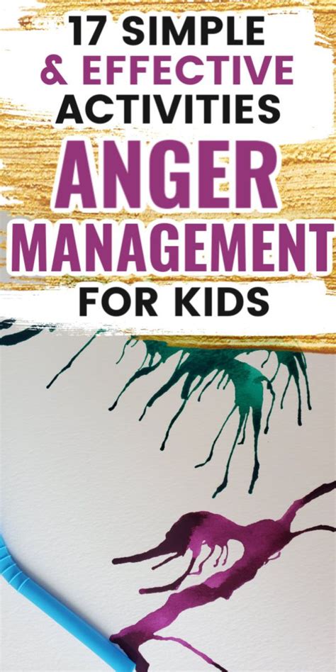 Anger Management Activities For Kids Anger Management Activities For