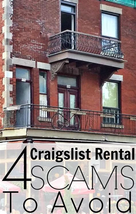 These three tech companies use location services, advanced search filtering so why is apartment hunting still trapped in the '90s? 4 Craigslist Rental Scams To Avoid | One bedroom apartment ...