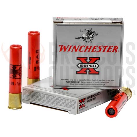 winchester super x 410 rifled slug hollow point 2½ 6gr broncos outdoors