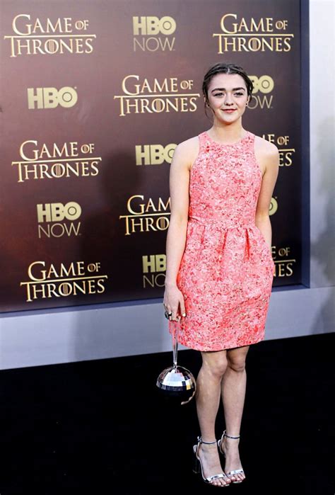 Maisie Williams Game Of Thrones Season 5 Us Premiere In San Francisco