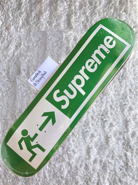 Supreme Supreme Exit Deck Skateboard Green Ss21 Grailed