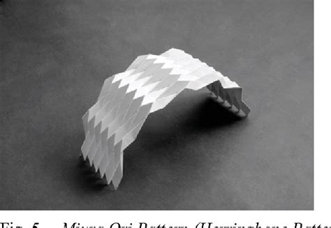 Origami Folded Plate Structures Architecture Semantic Scholar