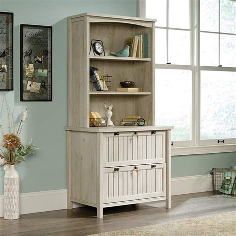 You spend significant time in your office. Sauder Costa Lateral File, Chalked Chestnut | Furniture ...