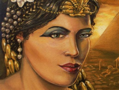 Blake Packard Illustration Final Cleopatra Oil Painting