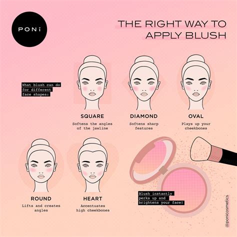 Beginner S Guide Where How To Apply Blush PONi Cosmetics PONi Cosmetics