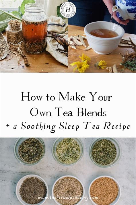 How To Make Your Own Tea Blends A Soothing Sleep Tea Recipe Herbal