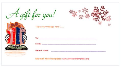 How do you create a gift for the person who has everything? Certificate Templates: Free Gift Certificate Template ...