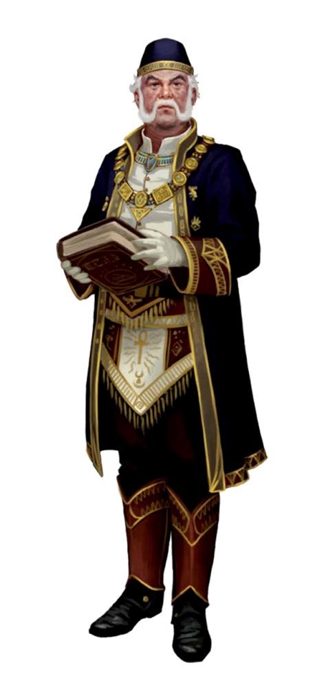 Male Old Human Occultist Or Wizard Pathfinder Pfrpg Dnd