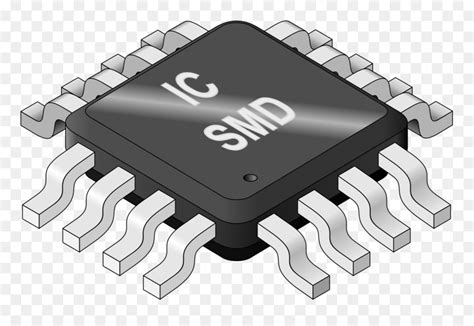 Los Circuitos Integrados Chips Surfacemount Tecnología Electrónica