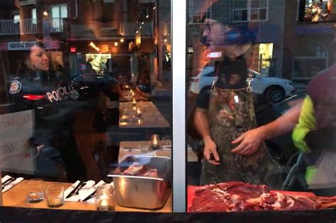 Toronto Restaurant Shocks Vegans Protesting Meat