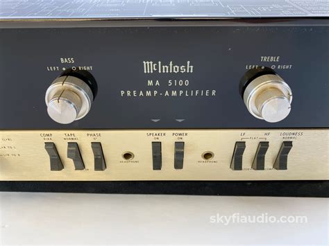 Mcintosh Ma5100 Vintage Solid State Integrated Amplifier Skyfi Audio