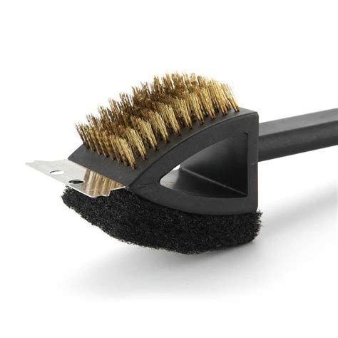 Long Handle Grill Brush 3 in 1 - ShopHomy