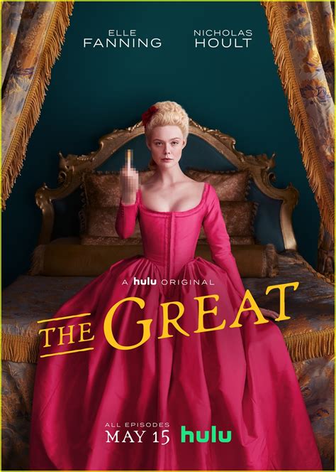 Elle Fanning Gives The Finger On The Great Poster Trailer Also