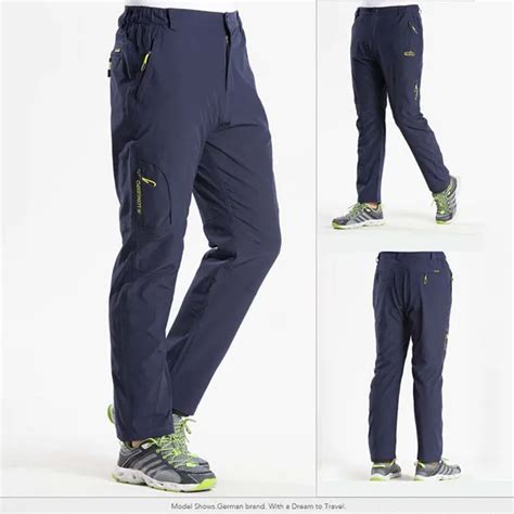 Nuoneko Stretch Hiking Pants Men Summer Breathable Quick Dry Outdoor