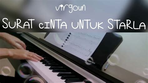Surat cinta untuk starla (official karaoke). Surat Cinta untuk Starla - Virgoun ( piano cover ) - YouTube