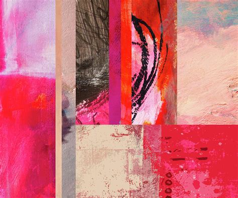Feeling Pink Abstract Art Painting By Nancy Merkle Fine Art America
