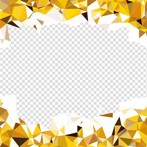 White And Gold Abstract Illustration Polygon Geometry Euclidean