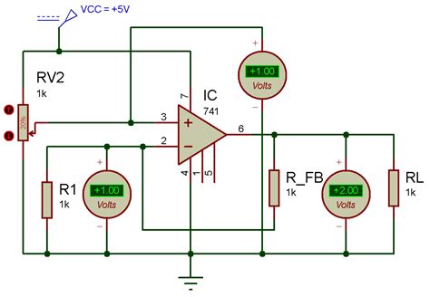 Electrical How To Get The 741 Op Amp To Work As A Linear Amplifier