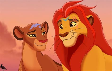 Queen Rani And King Kion By Sayamiyazaki On Deviantart Lion King Art