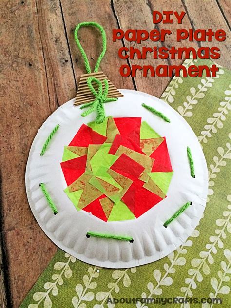 Maybe you would like to learn more about one of these? Paper Plate Christmas Ornament Decoration - About Family ...