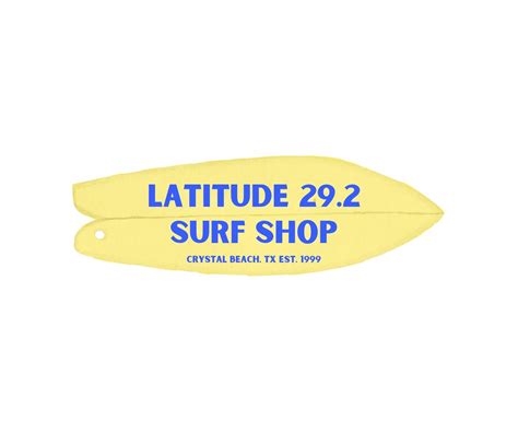 Latitude 292 Surf Shop Crystal Beach Tx