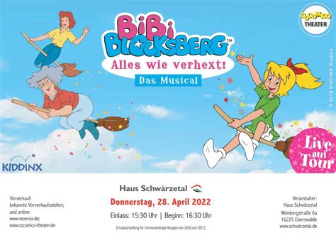 Bibi Blocksberg „alles Wie Verhext“ Das Musical Im Haus Schwärzetal