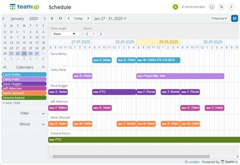 Choose The Best View Calendar Timeline Schedule View Month