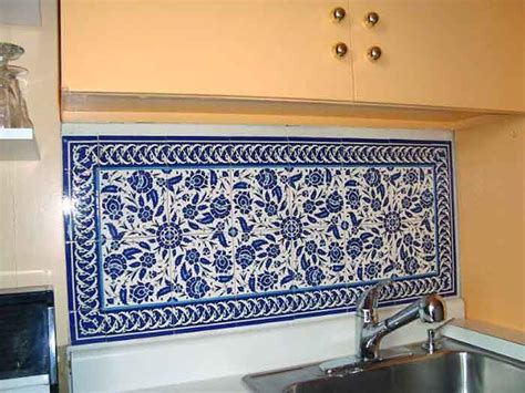 The bold, blue and white backsplash is the focal point in this modern kitchen. Kitchen backsplash and wall tile ideas and photo gallery ...
