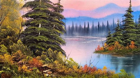 Bob Ross Style Painting Stream By Certified Ross Instructor Ross