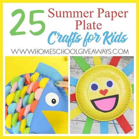 25 Easy And Fun Summer Paper Plate Crafts For Kids