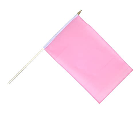 hand waving flag pink 12x18 royal flags