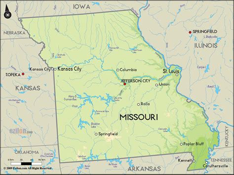 Where Is Missouri On The Map World Map